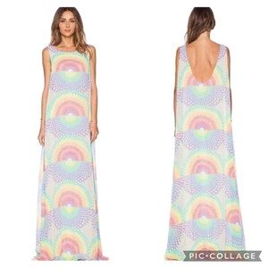 Mara Hoffman Open Back Electrolight Stone Maxi Dress SOLDOUT Small